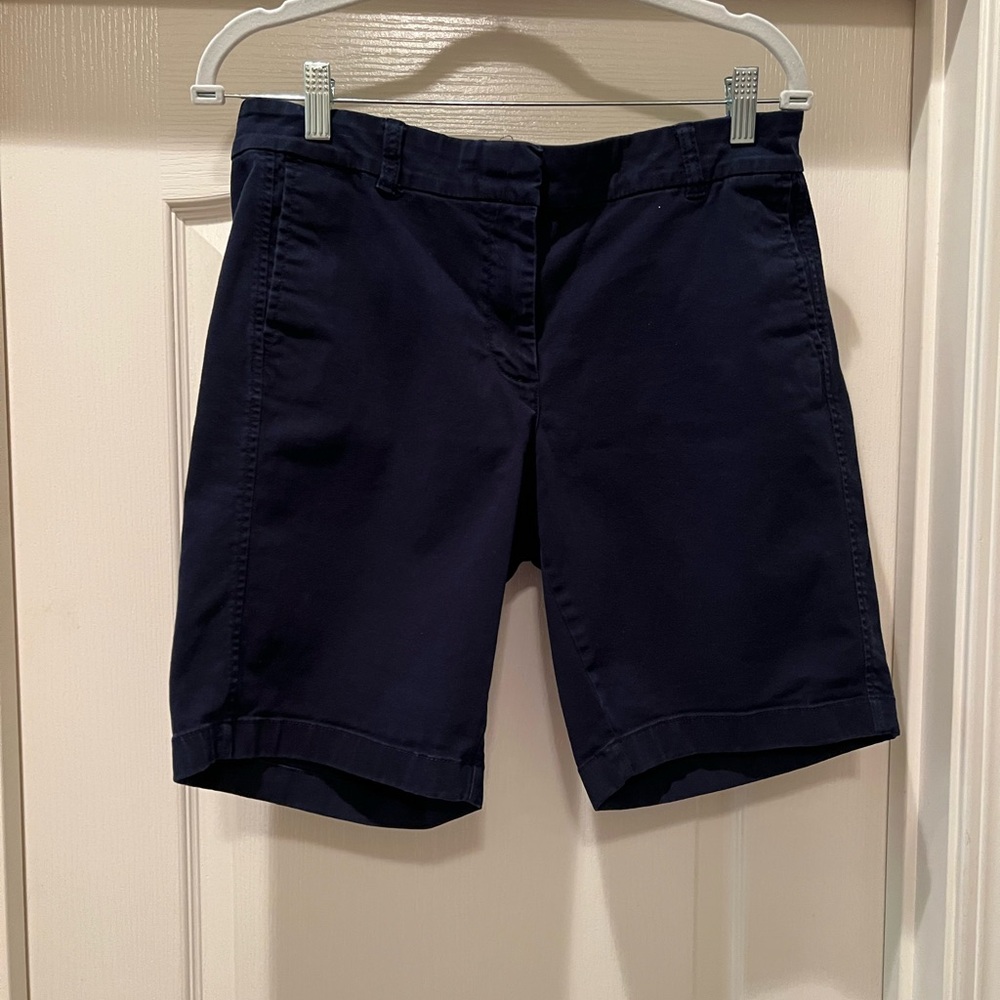 J. Crew Dark Blue Women's Bermudas 9” Women’s Size 8